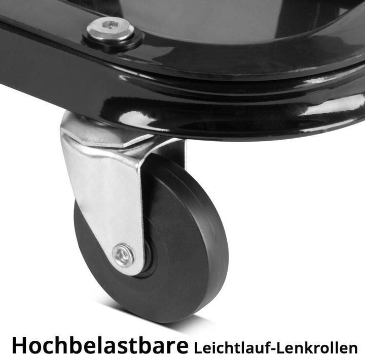 Image du produit Stahlwerk Tabouret d'atelier WRS-35 ST Noir avec capacité de charge de 136 kg Siège d'atelier (1 x)