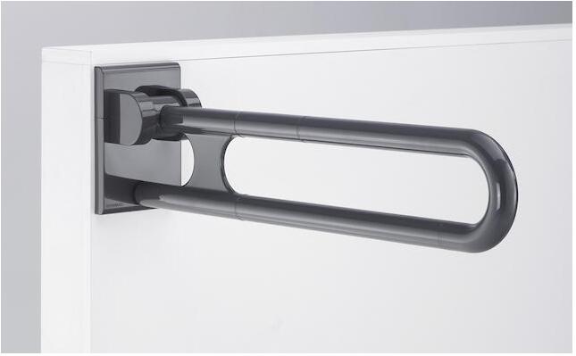 Actual product image Normbau Folding support handle Nylon Care 850mm, white