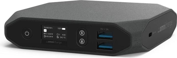 Immagine prodotto Omnicharge Stazione di alimentazione 20C+ 20000 mAh, 1 USB-C, 2 (20000 mAh, 71 Wh)
