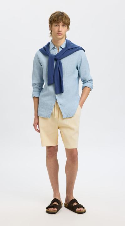 Actual product image Selected Homme Waffle structure shorts (XL)