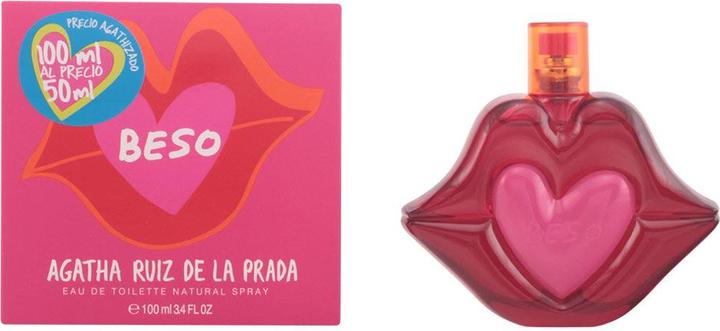 Actual product image Agatha Ruiz De La Prada Beso by Eau de Toilette Spray 100 ml (Eau de toilette, 100 ml)