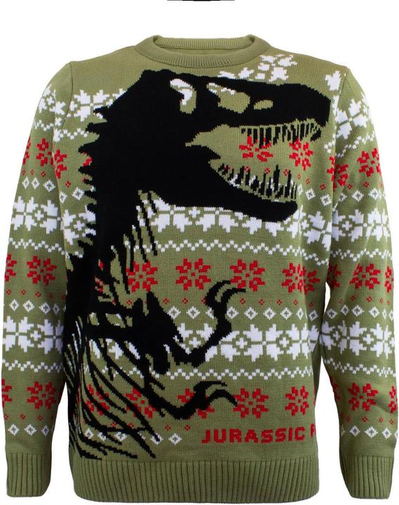 Image du produit Jurassic Park Pull au design de Noël (M)