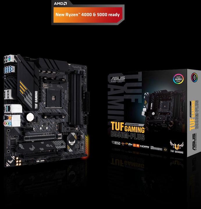 Produktbild ASUS TUF GAMING B550M-PLUS (AM4, AMD B550, mATX)