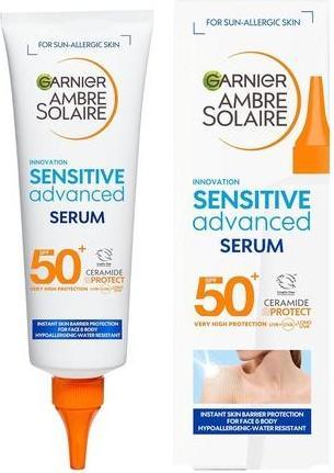 Image du produit Garnier Ambre Solaire Sensitive Advanced expert+ (Crème solaire, SPF 50+, 125 ml, 161 g)