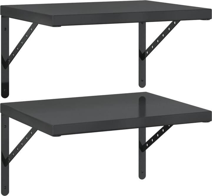 Actual product image VidaXL Wall shelves 2 pcs. 50 x 40 cm Noble (50 x 40 x 3 cm)