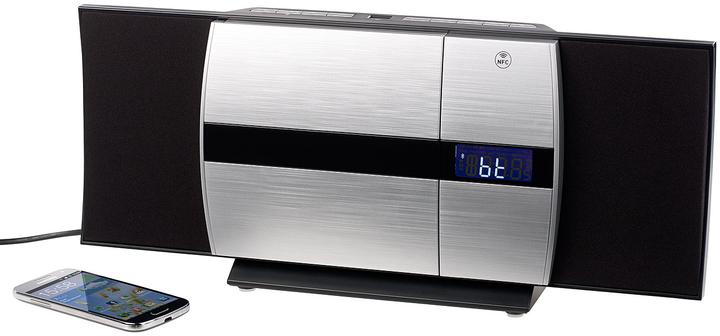 Produktbild Auvisio Vertikale Stereoanlage mit Bluetooth (Bluetooth, WLAN, 2x 5 W)