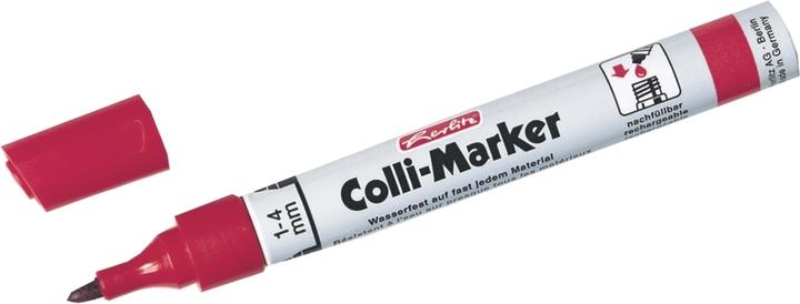 Produktbild Herlitz Permanentmarker Colli rot (Grau, 4 mm, 1 x)
