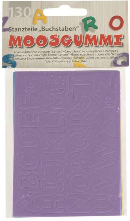 Image du produit Folia Pièces en caoutchouc mousse lettres poinçonnées