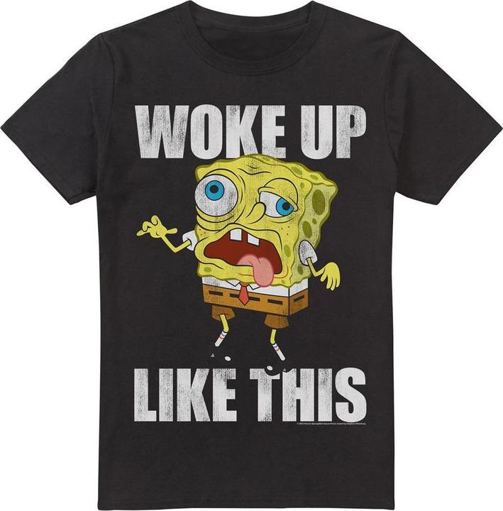 Produktbild Spongebob Squarepants Woke Up Like This Meme TShirt (4XL)