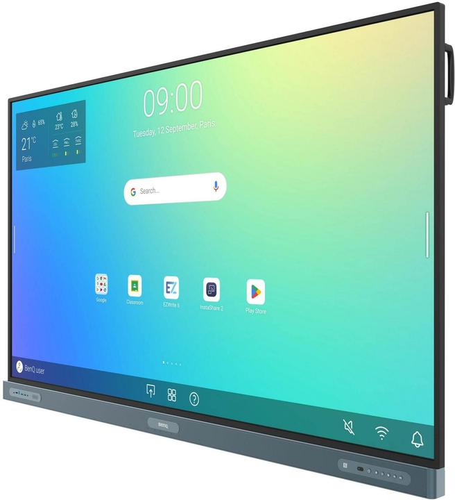 Produktbild BenQ RP7504, 190,5 cm (75"), 1649,7 x 927,9 mm, 450 cd/m², 3840 x 2160 Pixel, 4K Ultra HD, IPS (3840 x 2160 Pixel, 75")
