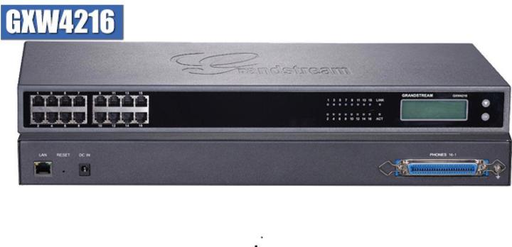 Produktbild Grandstream GXW4216 - VoIP-Telefonadapter - 16 Anschlüsse