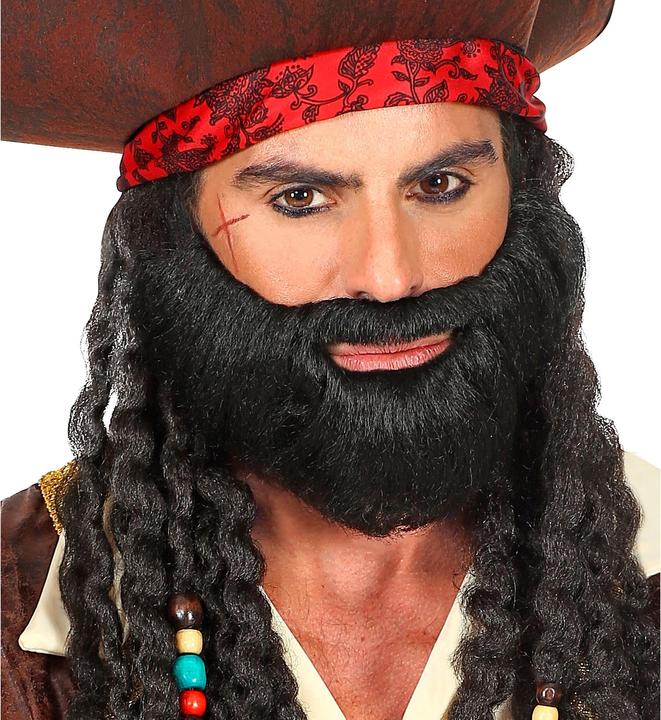 Actual product image Widmann Beard with moustache: for different characters