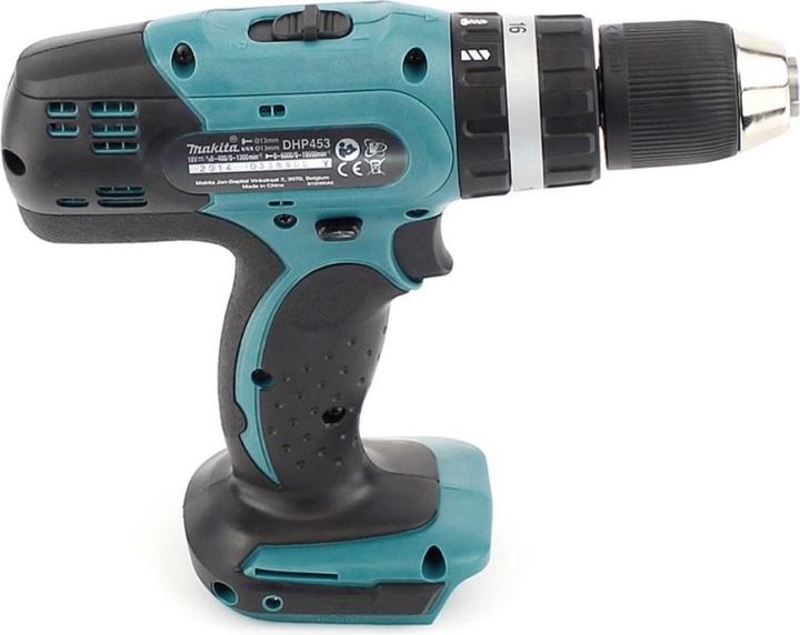 Produktbild Makita DHP 453 ZJ Akku Schlagbohrschrauber 18V 42Nm im Makpac - ohne Akku und Ladegerät (Akkubetrieb)