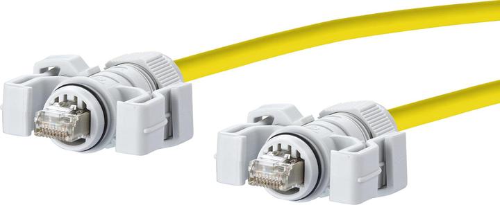 Actual product image Metz E-DAT Industry patch cable V6 IP67 - IP67 20m (S/FTP, CAT6, 20 m)
