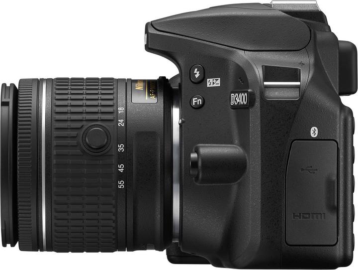 Produktbild Nikon D3400 Kit inkl. Tasche & 8GB SD-Karte (24.20 Mpx, APS-C / DX)
