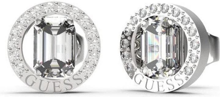 Guess 8MM ROUND CRYSTALS STUDS Ohrringe (Edelstahl)