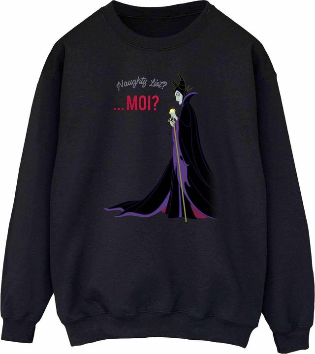 Disney Maleficent Christmas Naughty List Sweatshirt (L)