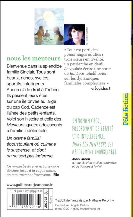 Produktbild Nous les menteurs (Französisch, E. Lockhart, 2018)