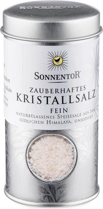 Sonnentor Zauberhaftes Kristallsalz fein Streudose (120 g)