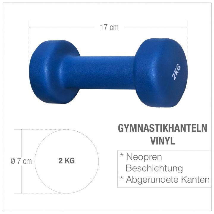 Actual product image Gorilla Sports Gym dumbbells (2 x 2 kg)