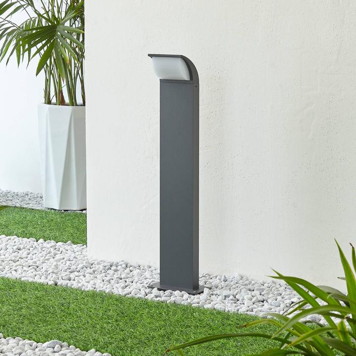 Produktbild Lucande Tinna LED Garten Leuchte H60 Anthracite (537 lm, IP65)