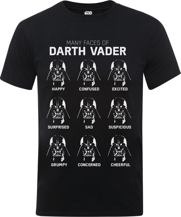 Produktbild Star Wars Many Faces Of Darth Vader TShirt (S)