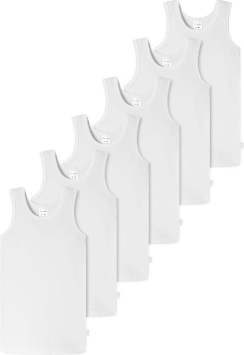 Schiesser 6er Pack Kids Boys 95/5 Organic Cotton Unterhemd
