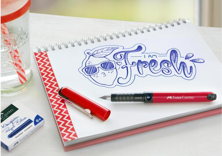 Produktbild Faber-Castell FRESH M - Füllhalter (Rot, 1 x)