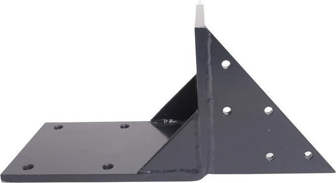 Actual product image Swisshandel24 2x Roof rafter adapter for cassette awning T122 T123, Roof rafter bracket adapter - anthracite (0.15 m)