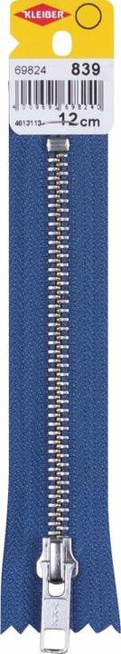 Kleiber Reiáverschluss, Metall, L„nge: 120 mm, jeansblau (12 cm)