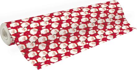 Produktbild Clairefontaine Geschenkpapier Alliance 60g, Rolle 50x0,70m, Weihnachtsmann - Rot (Geschenkpapier, 30 x)