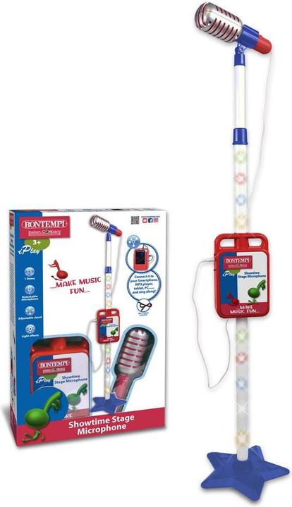 Image du produit Bontempi Microphone sur pied bleu