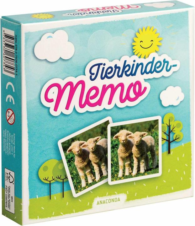 Tierkinder-Memo (Kinderspiel) (Deutsch)