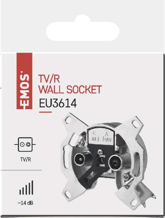 Actual product image Emos Antenna socket EU 3614 (Plug socket)