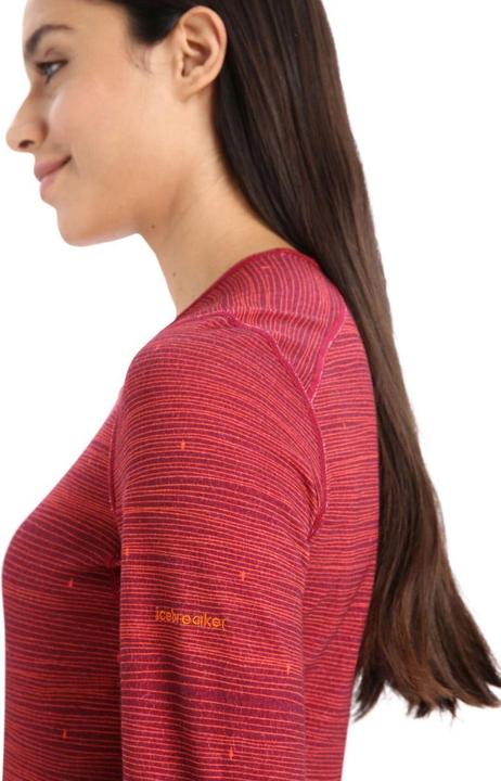 Actual product image Icebreaker Women Oasis LS Crewe Ski Tracks (XS)