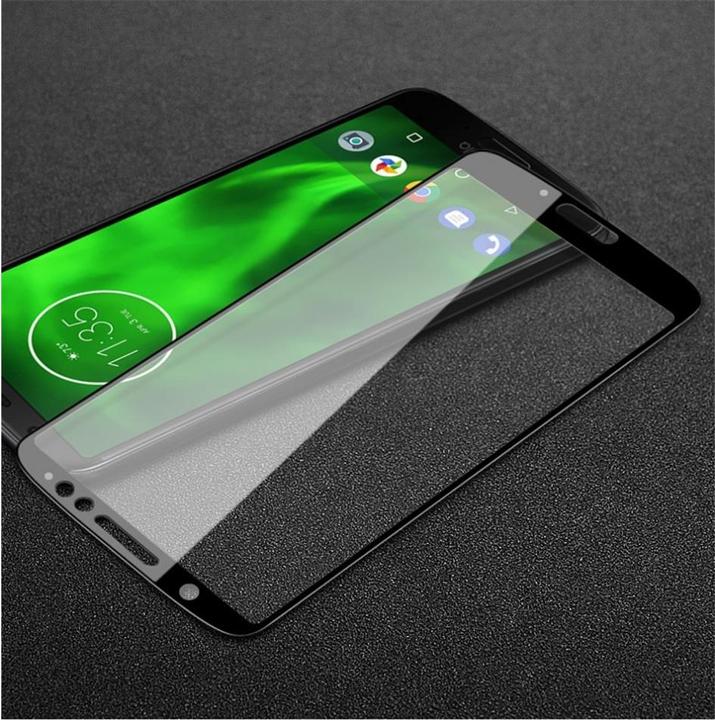 Produktbild Screenguard Motorola Moto G6 Plus Full Screen Panzerglas Schutzfolie 2.5D 9H (1 Stück, Motorola Moto G6 Plus)