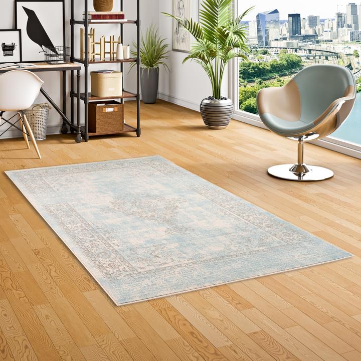 Image du produit Pergamon Designer Kurzflor Teppich Moderne Muster (80 x 150 cm)