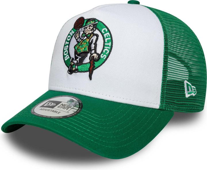 New Era A-Frame Mesh Trucker Cap - Sidepatch Boston Celtics (One Size)