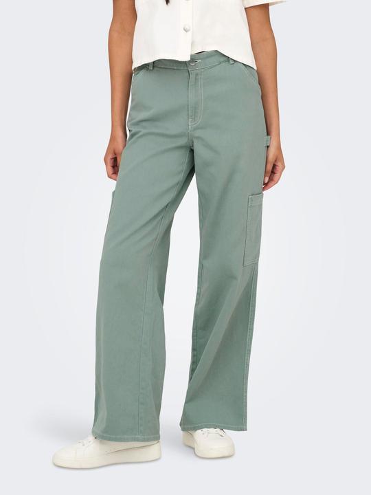 Produktbild JdY Weiter Beinschnitt Hohe Taille Hose Cargo-Hose (M)