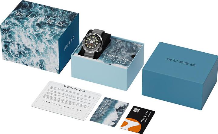 Produktbild Nubeo NB-6046-0C Herrenuhr Ventana Automatik Limited 50mm 100ATM (Taucheruhr)