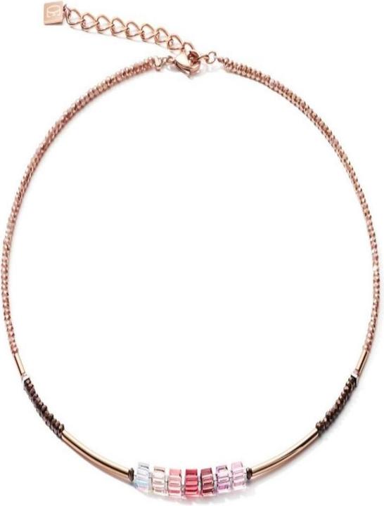Coeur de Lion Collier GeoCube (Edelstahl)