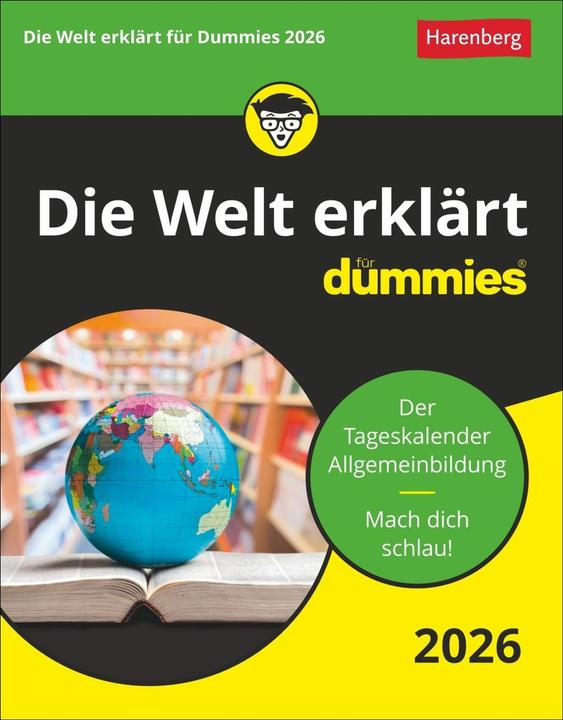 Harenberg Die Welt erklärt für Dummies Tagesabreisskalender 2026 (Hardcover, German)