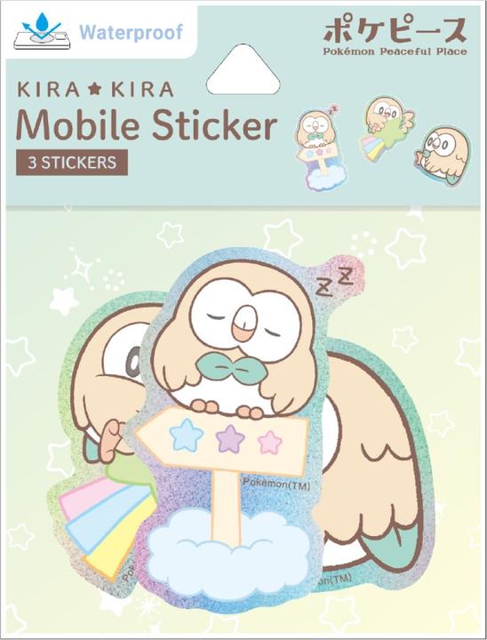 Image du produit Pokémon Pokepeace Mobile Sticker Rowlet