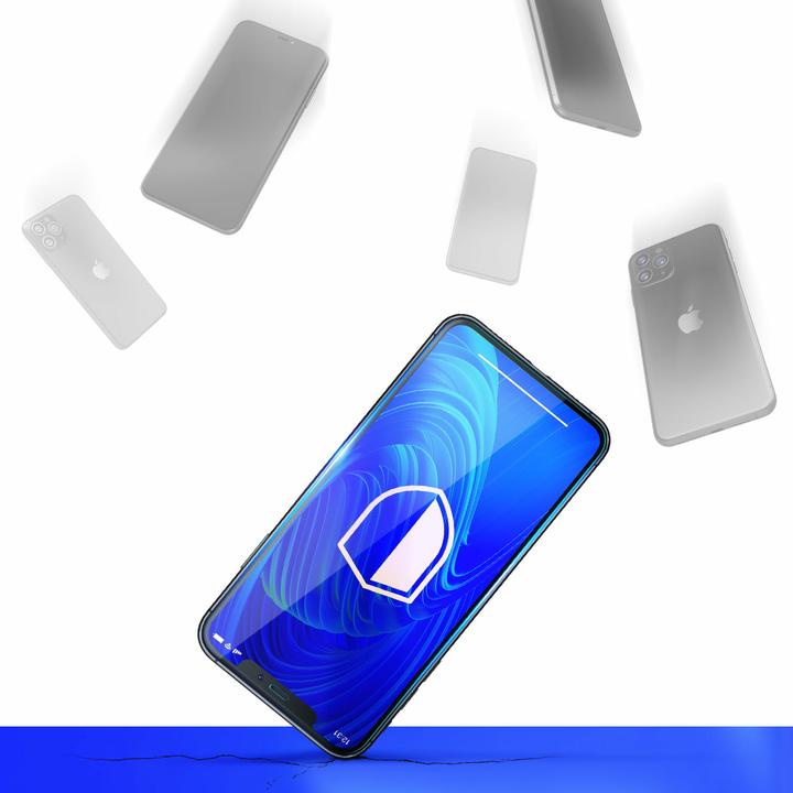 Actual product image 3MK NeoGlass for iPhone 11 Pro black frame (1 Piece, Apple iPhone 11 Pro)
