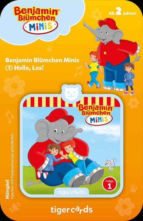 Immagine prodotto Tigermedia Tigercard- Benjamin Blümchen Minis (1): Ciao, Lea! (Tedesco)