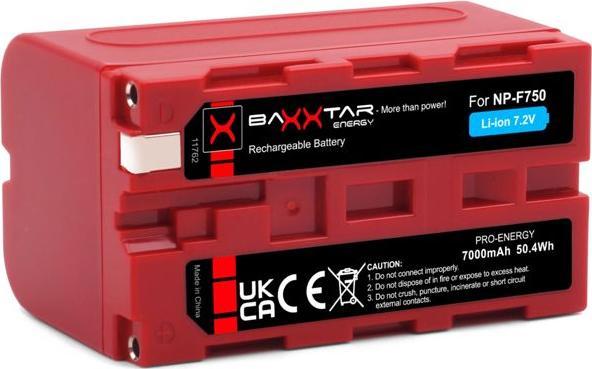 Productafbeelding Baxxtar Oplaadbare batterij NP-F750 (Batterij van de camera)