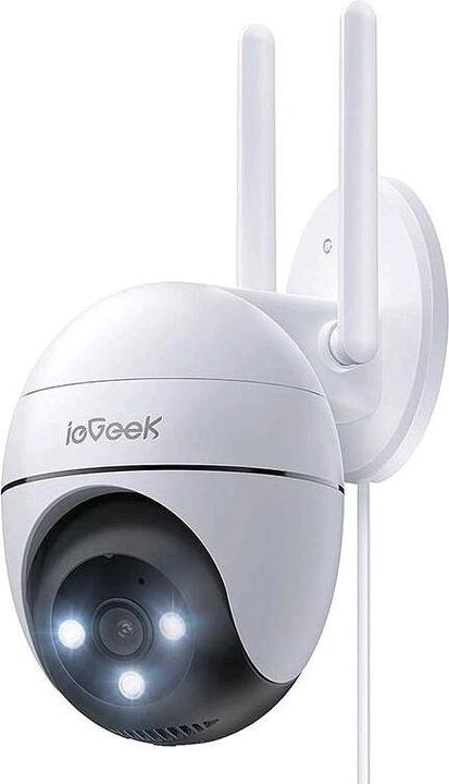 Produktbild IeGeek WiFi 3MP wireless rotating outdoor camera ZS-GQ2 white