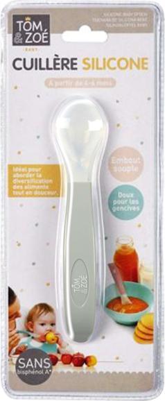 Actual product image Tom & Zoé Baby spoon made from silicone