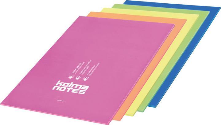 Produktbild Kolma Haftnotizen Notes A4 statisch haftend assortiert (210 x 297 mm)