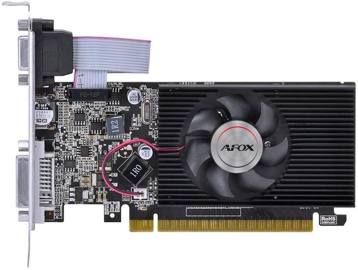 Produktbild AFOX AF210-1024D3L5 Grafikkarte GEFORCE GT210 1GB LOW PROFILE (1 GB)